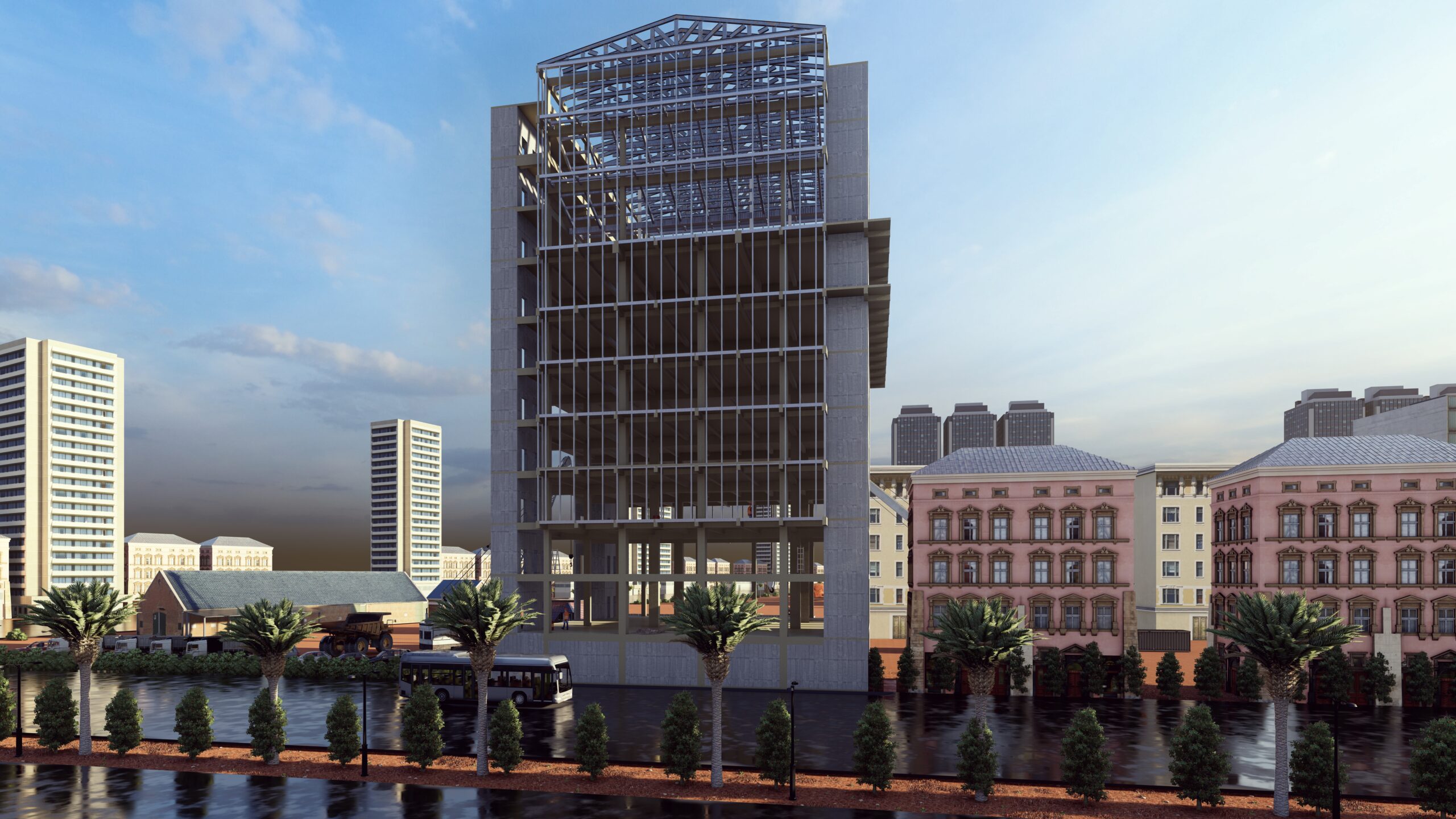 High Rise Temple in Africa