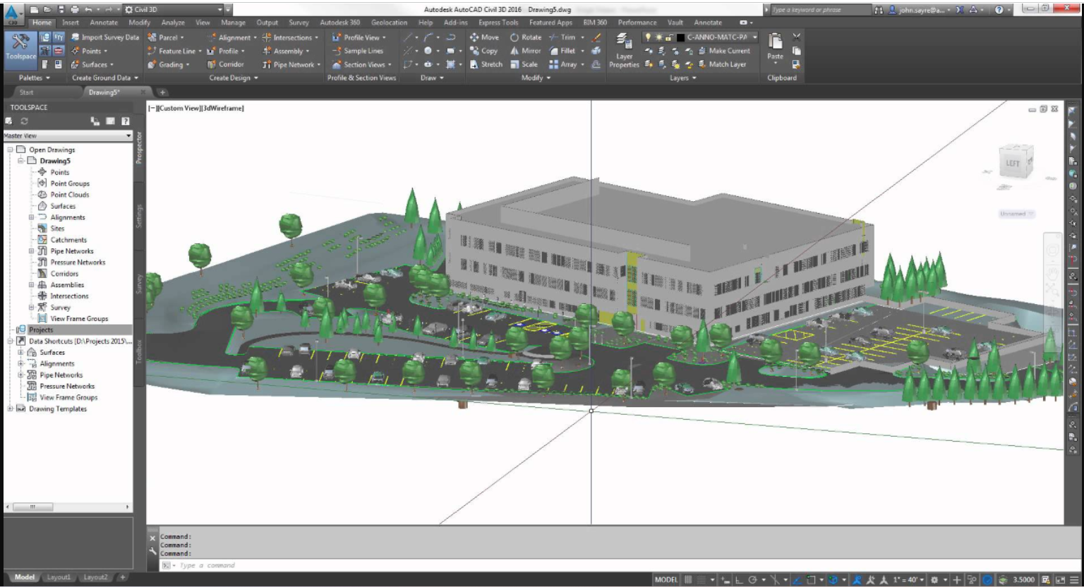 Civil  Drafting and Modelling Services